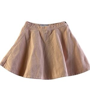 American Apparel Light Tan Skater Skirt